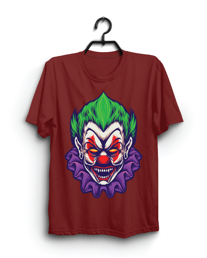 Cloth Machine VI pure cotton Blood Red Tshirt