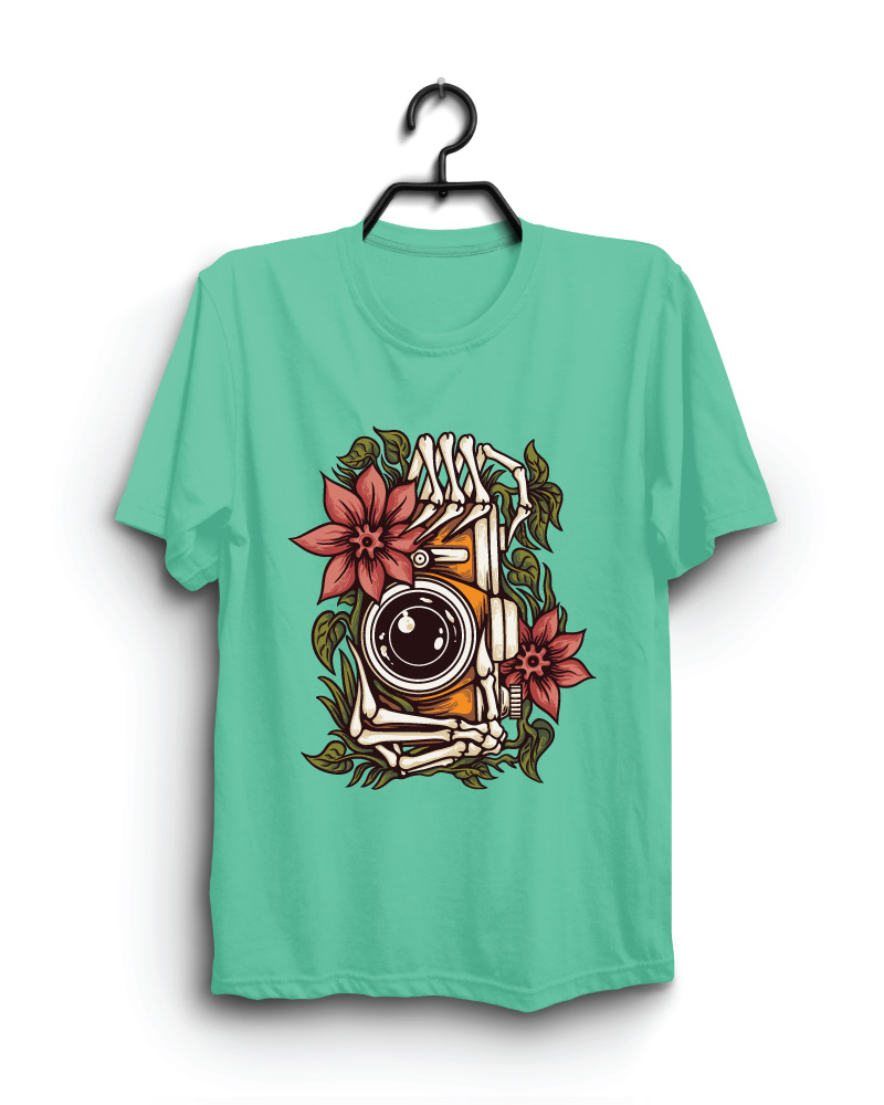 Cloth Machine bone camera pure cotton Light Rama Tshirt