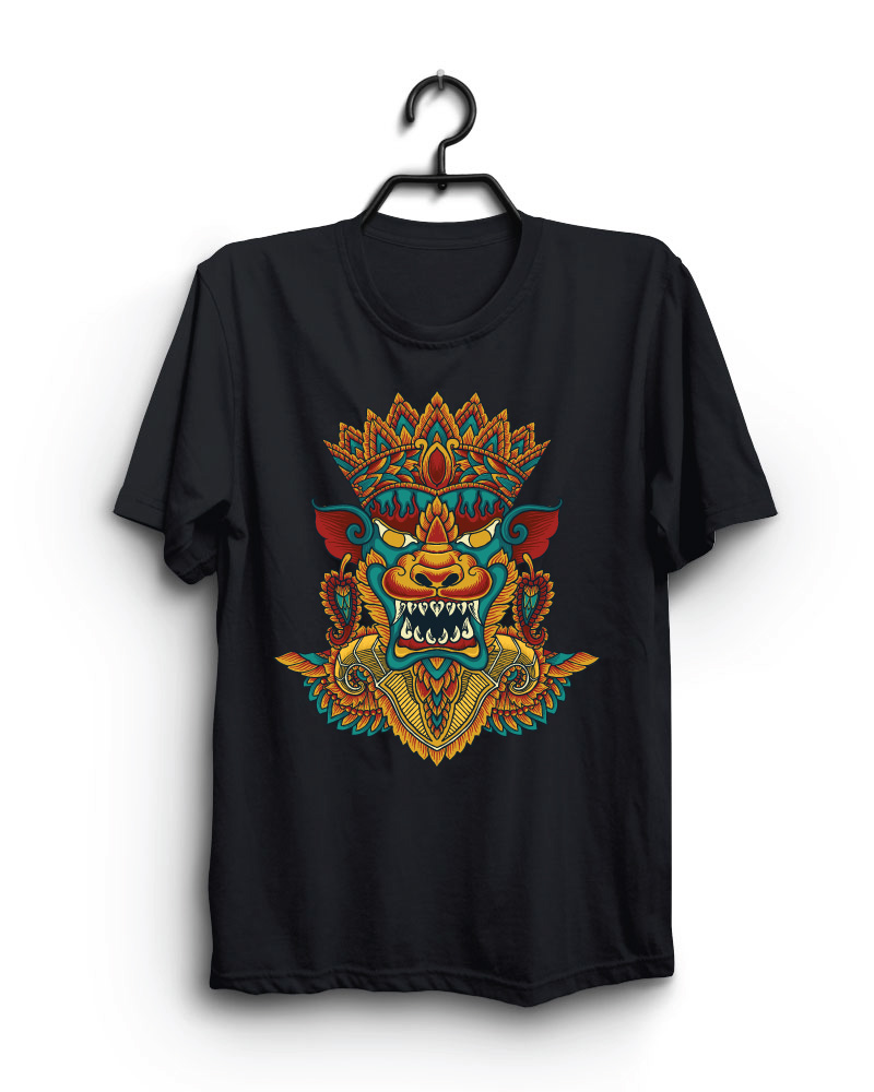 Cloth Machine china dragon pure cotton Black Oversized Tshirt