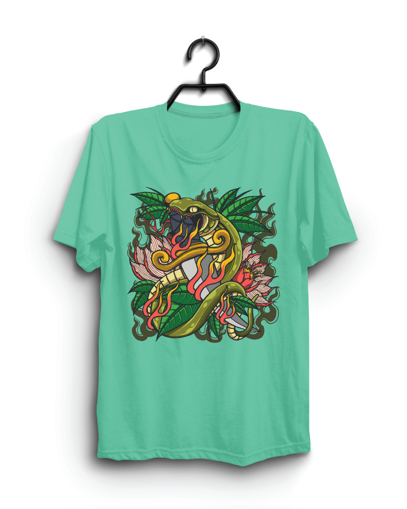 Cloth Machine cobra pure cotton Light Rama Tshirt