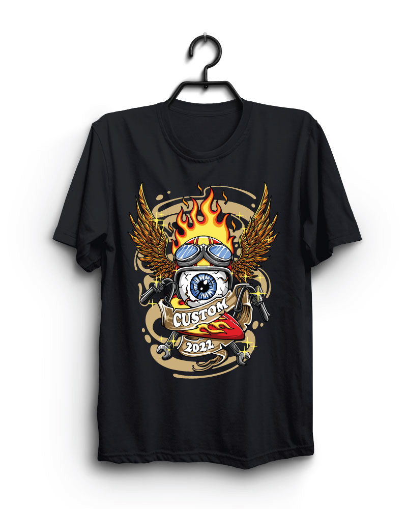 Cloth Machine custom 2022 pure cotton Black Oversized Tshirt