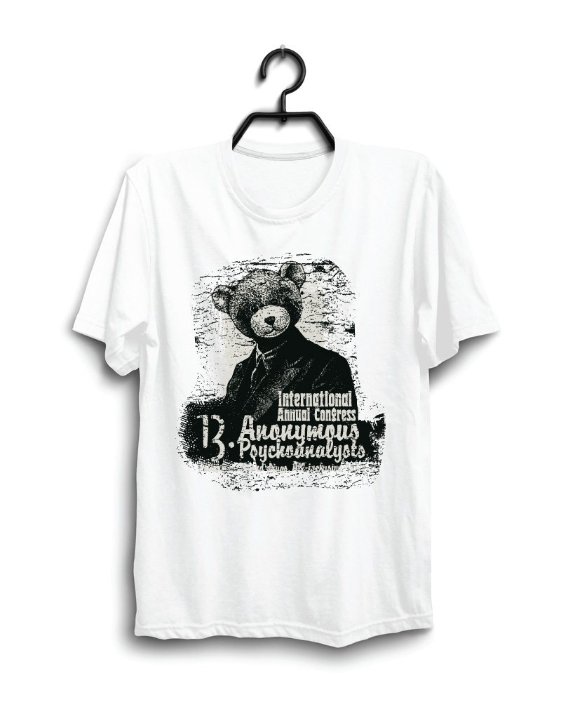 Cloth Machine international congress pure cotton White Oversized Tshirt