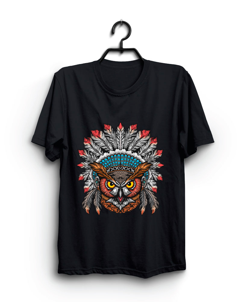 Cloth Machine jungle king pure cotton Black Oversized Tshirt