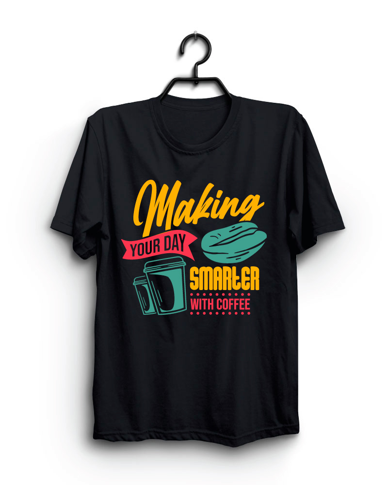 Cloth Machine making your day pure cotton Black Oversized Tshirt