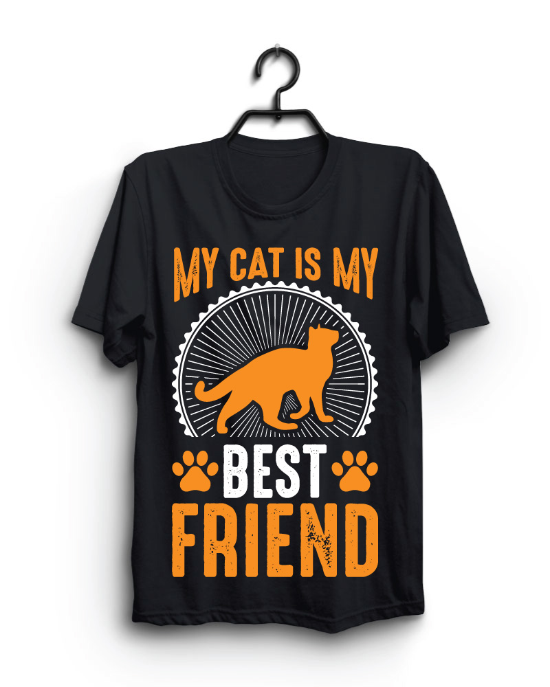 Cloth Machine my cat pure cotton Black Oversized Tshirt
