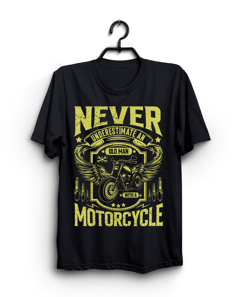 Cloth Machine never underestimate pure cotton Black Oversized Tshirt