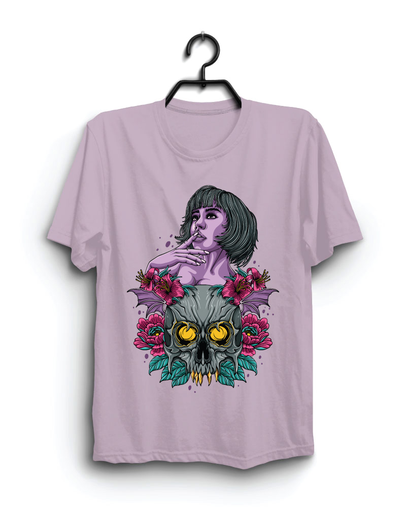 Cloth Machine purple queen pure cotton onion Tshirt