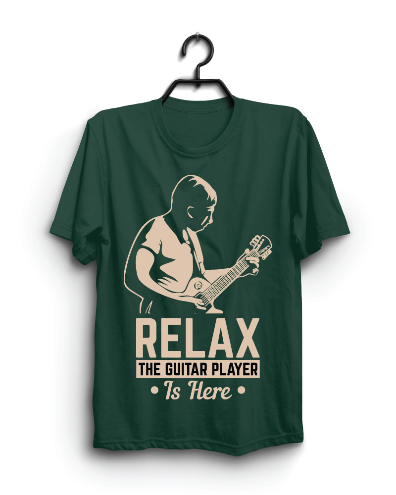Cloth Machine the guitar player pure cotton Bottle Green.jpg