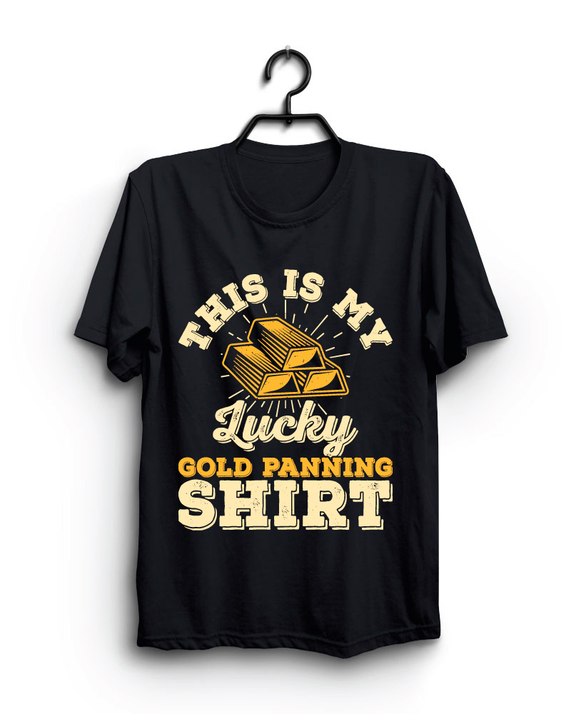 Cloth Machine this is my luck shirt pure cotton Black Oversized Tshirt