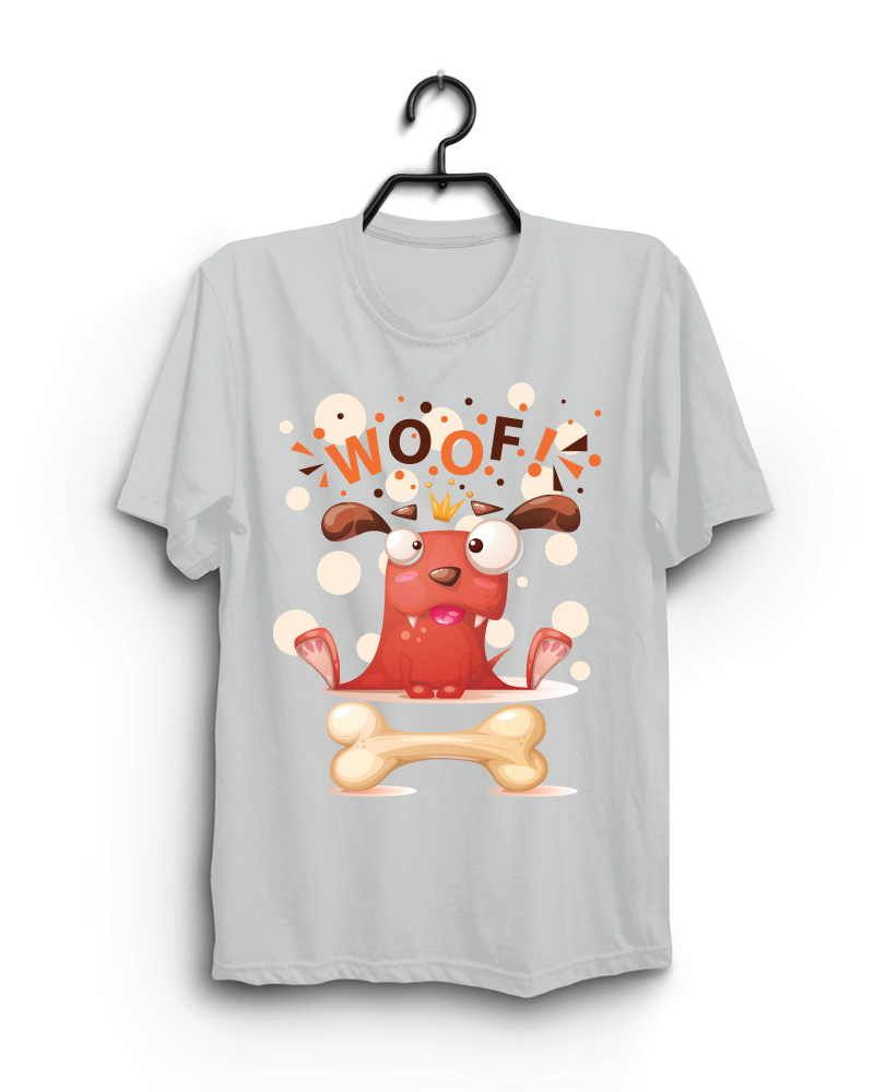 Cloth Machine woof pure cotton Grey Tshirt